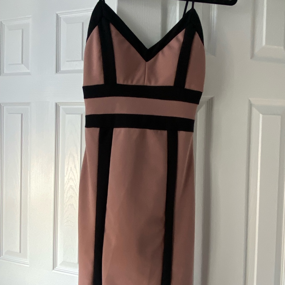 Windsor Pink/Black Mini Dress